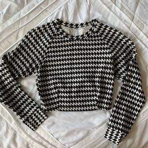 Ponte l/s crop top